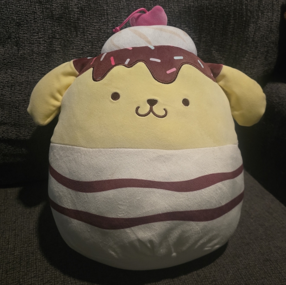Squishmallows | Sanrio Hello Kitty & Friends Pompompurin 12" Ice Cream RARE